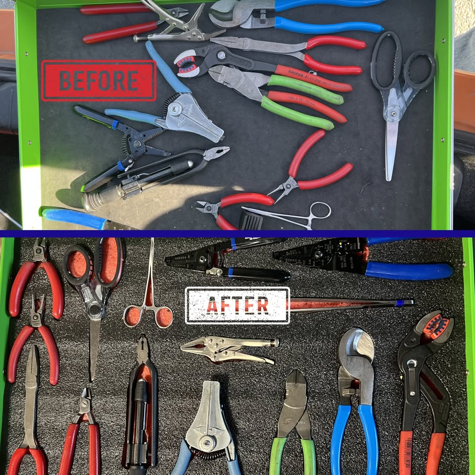 Easy Peel EPE Foam Sheets – Tool Organization