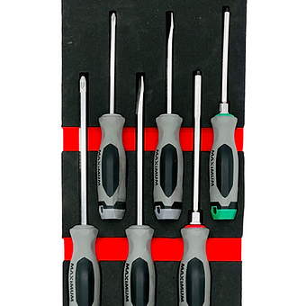 MAXIMUM Screwdrivers, 6 Piece Set | 1/4 drawer EVA foam
