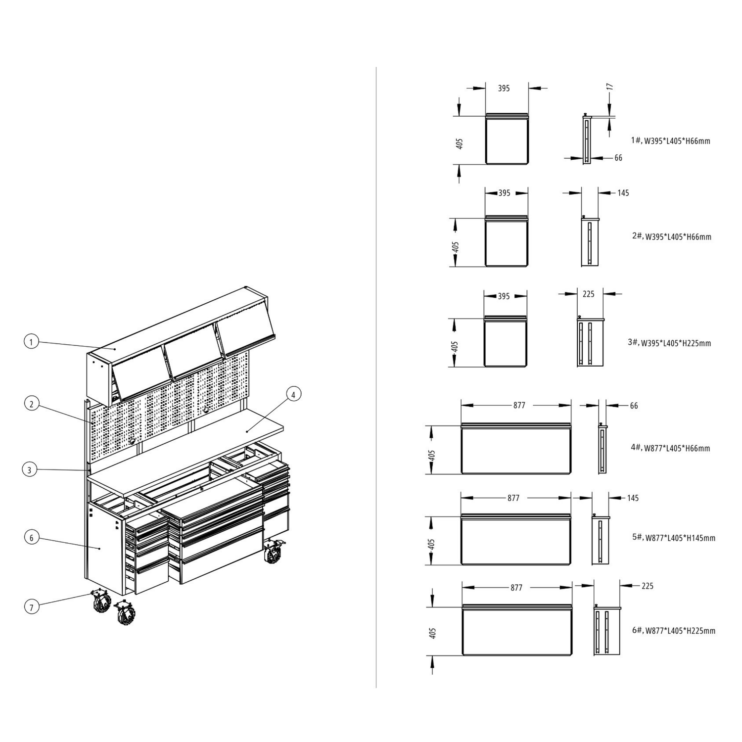 Mega Max 72 Modular Rolling Tool Box